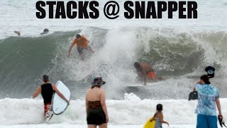 Stacks Fails amp Bails  Snapper Rocks [upl. by Nnaylloh]