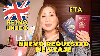 ETA el nuevo REQUISITO para viajar al Reino Unido   CONCURSO 10K Aranza Mendizabal [upl. by Crudden893]