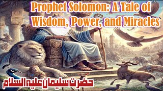 Prophet Solomon As  Hazrat Suleman Story  Suleman As Movie [upl. by Aveline848]