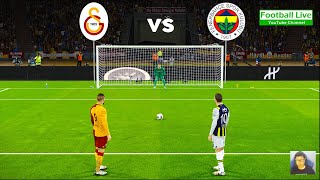 Galatasaray vs Fenerbahçe  Penalty Shootout  Icardi vs Djeko  PES Gameplay [upl. by Atela663]