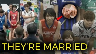 Yuji Nishida 西田 有志 and Sarina Koga got married Volleyball Power Couple [upl. by Pollack]