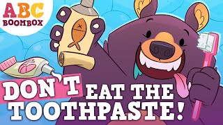 Tooth Brushing Song For Kids 🤩 Don’t Eat The Toothpaste 🪥 Kids Educational Songs [upl. by Ellasal35]