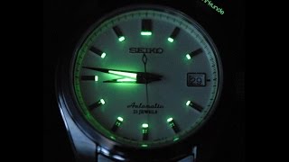 Seiko SARB035 Lume Night Video [upl. by Ailak464]