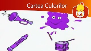 Cartea Culorilor  Violet portocaliu roz pentru copii  Luli TV [upl. by Irual696]