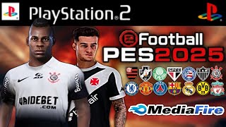 NOVO PÉS 2024 PS2 ISO DOWNLOAD 100 ATUALIZADO AGOSTO RUMO ESTRELADO AETHERSX2 PCSX2 PSP OPL✅ [upl. by Silliw868]