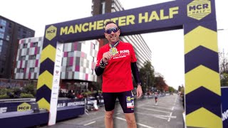 MANCHESTER HALF 2024 My new favourite Half Marathon mcrhalf [upl. by Mercado]