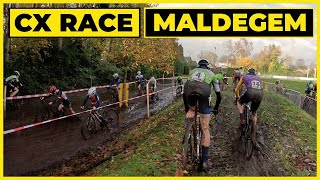 CYCLOCROSS RACE  MALDEGEM  GoPro hero 12 BIKE FOOTAGE  4K 60 fps [upl. by Aicirtap]