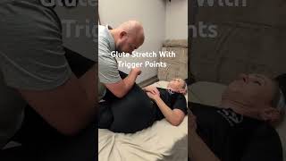 Effective glute stretch with trigger point release [upl. by Berners96]