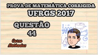 44 de 2017 da prova de matemática da UFRGS  Considere dois círculos concêntricos em um ponto O e de [upl. by Walter429]