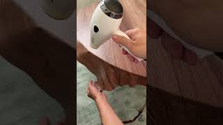 Renovando con vinilo madera una mesa redonda  Gran cambio para tu mesa de salón  DIY [upl. by Ahsaet]