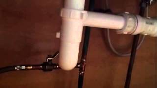 How to install a dishwasher drain hose when there is no room part 2 [upl. by Whittemore]