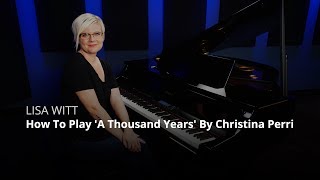 How To Play A Thousand Years By Christina Perri Piano Lesson [upl. by Atilrahc]