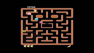 Atari 8BIT EMU Ms Pacman Apple 156270 [upl. by Anirtruc]