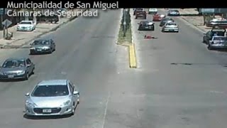 San Miguel Identifican a una mujer que simulaba accidentes de tránsito [upl. by Annehs]