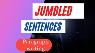 Jumbled sentences Writing Paragraph Dr Justin Z RMKCET [upl. by Nennahs]