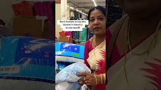 Best blanket in Dmart dmart banglore streetshopping shopping vlog [upl. by Annahsat271]