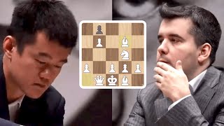 Ding Plays The London System in FIDE World Championship [upl. by Bathesda127]