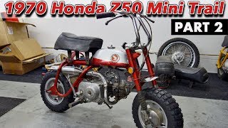 1970 Honda Z50  Getting It Running PT2 [upl. by Sugna]