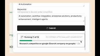 Cykel Workflow Generate a Company Competitor Analysis Summary [upl. by Trebor]