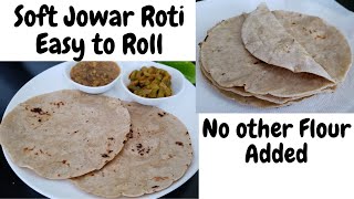 Easy Jowar Roti  Soft amp Thin Easy to Roll No WheatGlutenfree Jowar Flour RecipeCulinary Aromas [upl. by Sanferd]