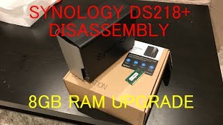 How to Open Synology Diskstation DS218  8GB RAM Upgrade  NAS Disassembly Disk Station DS218 [upl. by Valtin]