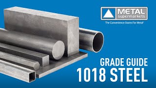 1018 Steel Grade Guide  Metal Supermarkets [upl. by Atwekk]