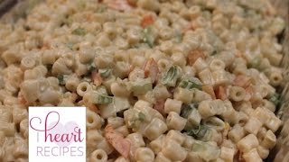 Creamy Macaroni Salad  I Heart Recipes [upl. by Eiznil]