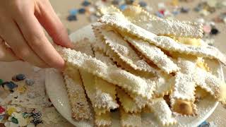 ðŸ° CHIACCHIERE DI CARNEVALE AL FORNO  veloci e gustose [upl. by Aneeb]