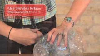 How to Create a Tape Sculpture  Plastic Wrap Method [upl. by Bevin]