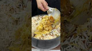 Chicken Biryani ASMR Cooking  shorts food cooking asmr streetfood biryani indianasmrworld [upl. by Assillim733]