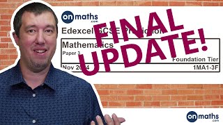 UPDATED Edexcel Foundation Maths GCSE Nov 2024 Predicted Paper 3 Calculator Exam 1MA13F [upl. by Ahsoet]