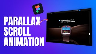 Apple Websites PARALLAX SCROLLING ANIMATION in Figma  Figma Tutorial [upl. by Yelir]