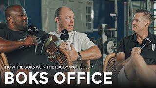 Over a month on we work out the key to how the Springboks won the Rugby World Cup  Boks Office [upl. by Endys481]