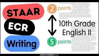 STAAR English II ECR Analysis Unveiling the Key Differences in 2 vs 5 Point Responses [upl. by Eiramana]