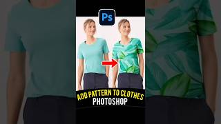 Add Pattern To Clothes In Photoshop ✅ photoshop photoshoptutorial adobephotoshop [upl. by Kingdon575]