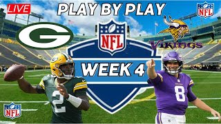 nfl minnesota vikings vs green bay packers [upl. by Ennazus]