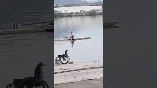 Remo Paralímpico superação cadeirantediferenciado motivacional rowing wheelchair [upl. by Narrad863]