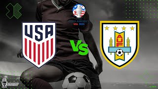 ESTADOS UNIDOS x URUGUAI onde assistir escalações e palpites da partida da CONMEBOL Copa America [upl. by Yendys]