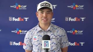 Taiga Semikawa Friday Flash Interview 2024 THE CJ CUP Byron Nelson © PGA Tour [upl. by Aicercul]