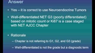 Neuroendocrine Tumors  Well Differentiated Is Not The Grade [upl. by Araldo]