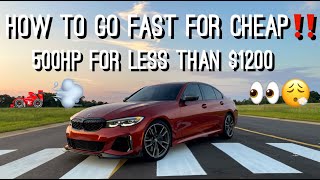 CHEAPEST WAY TO GET YOUR M340i TO 500HP [upl. by Adieren]