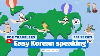 Master Korean for Your Trip 🇰🇷  Easy Korean Speaking for Travelers 101 Trailer ✈️🚖🎶  Beezit Korea [upl. by Flower83]