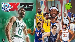 NBA is BACK  LATEST NBA2K25 ROSTER on ANDROID [upl. by Elder121]