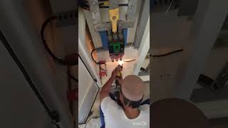 Drilling into the Panel Cable Fitting Installation viral shorts [upl. by Niamrej623]