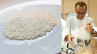 MASSIMO BOTTURA e il suo RISOTTO CACIO E PEPE  FESTA DELLA RETE [upl. by Ecirtemed]