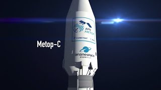 Arianespace Vol VS19  MetopC FR [upl. by Yeltihw]