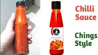 Chilli Sauce  Red Chilli Sauce Recipe  चिली सॉस घर पर कैसे बनाएं  Homemade sauce  Golden Kadai [upl. by Nets173]