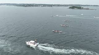 PHOTOFINISH 2024 St Peters Fiesta Senior Seine boat championship race [upl. by Spracklen]