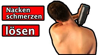 Massagepistole Anwendung Nackenschmerzen lösen [upl. by Dominik]