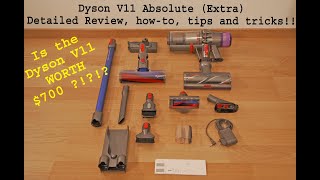 Dyson V11 Absolute Extra Review  Howto  Tips and Tricks  It is NOT worth 700 [upl. by Dickman289]